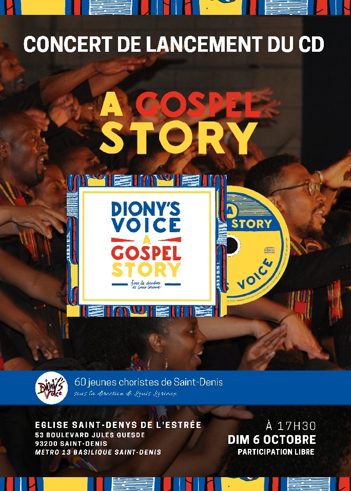 affiche du concert de Diony's Voice A Gospel Story
